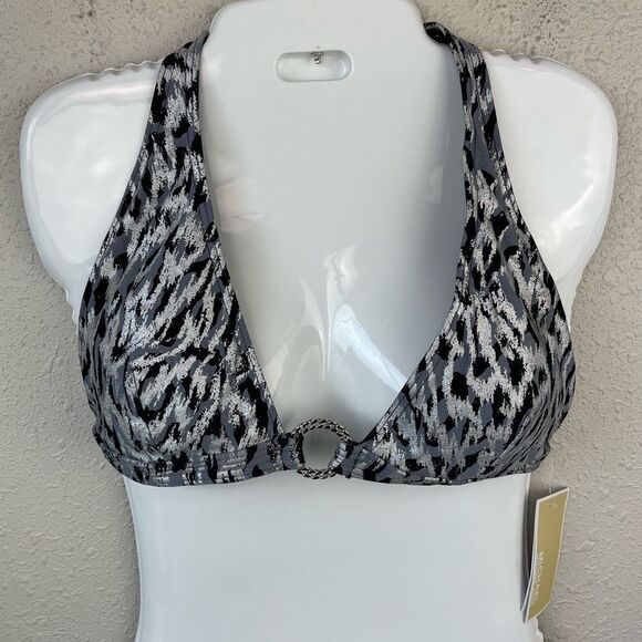 NWT MICHAEL Michael Kors Bikini Top Sizes M or L - Picture 1 of 5